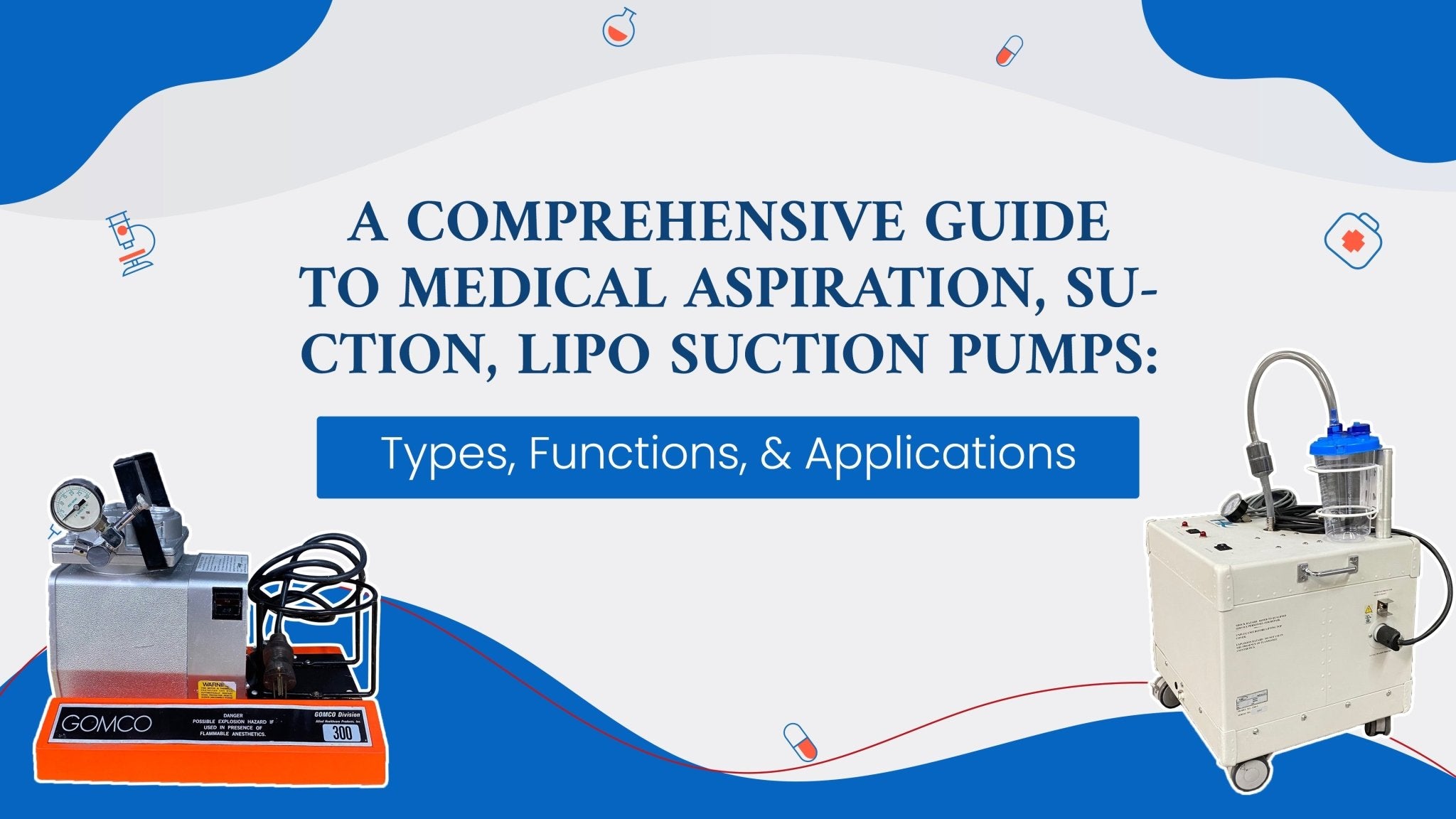 Suction pumps,liposuction systems,Aspirators,medical pumps Angelus Medical and Optical