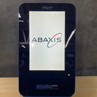 Front view of Abaxis Piccolo Express analyzer showing LCD screen