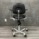 professional surgeon chair with backrest support and foot control