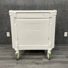Metro Flexline Crash Cart view from the back with microban and Smooth rounded corners
