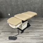 Midmark Ritter 647 Podiatry Chair - Angelus Medical - with the back shown all the way to a flat position