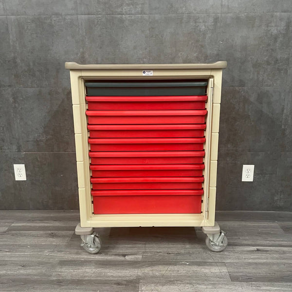 Herman Miller Milcare 9‑Drawer Crash Cart