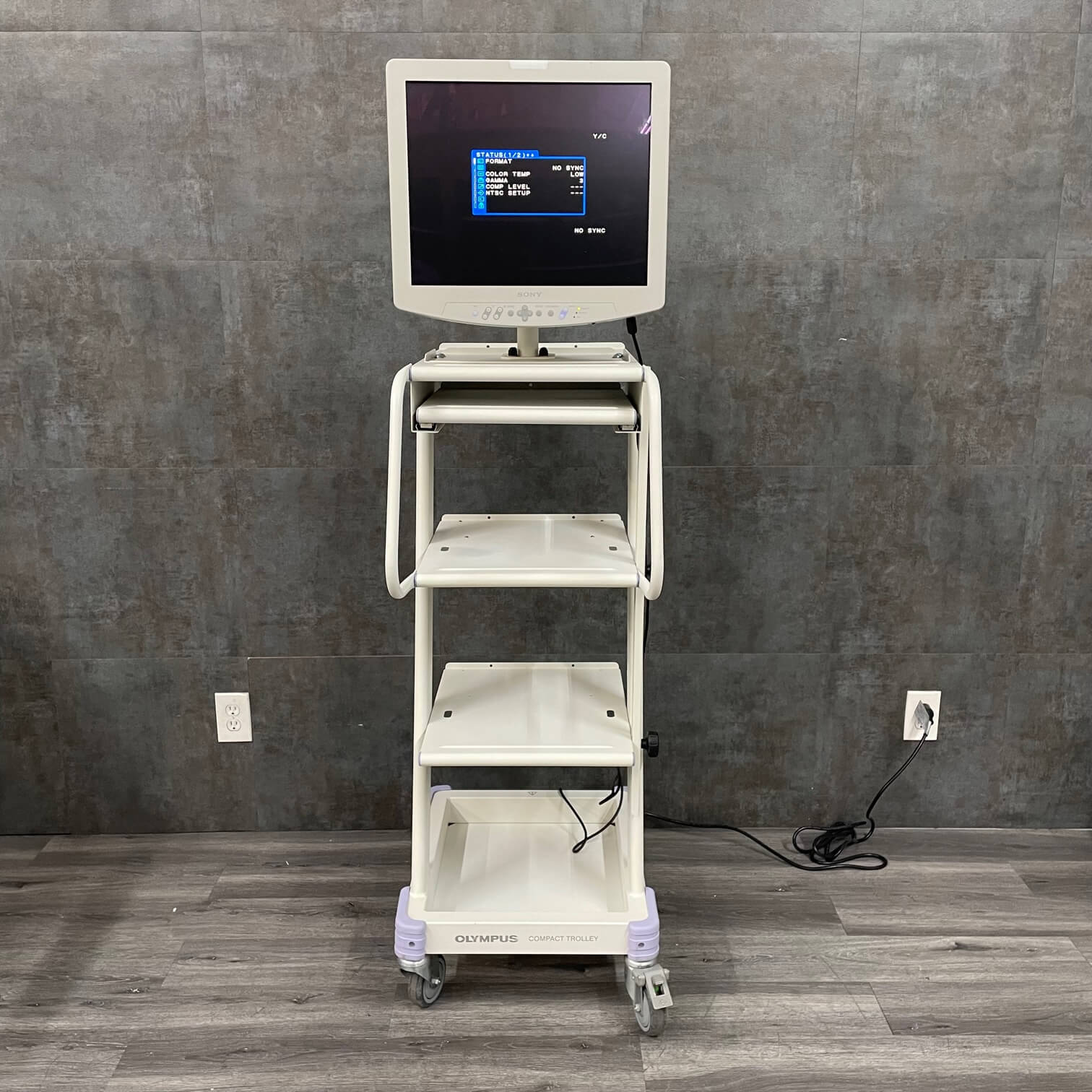 Olympus Compact Trolley with Sony Monitor - – Angelus Medical and