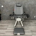 Refurbished Urology Chair with hand control shown with stirrups