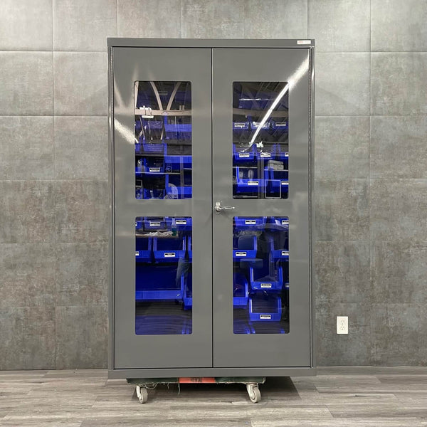 Heavy Duty Clear View Medical Storage Cabinet