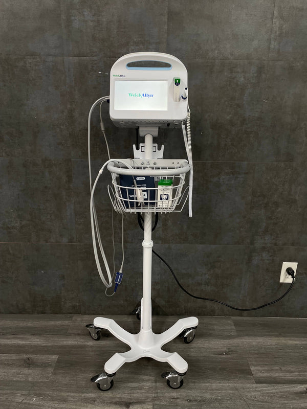 Welch Allyn 6000 Series Vitals Signs Monitor w Mobile Cart