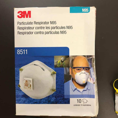 3M 8511 N95 Mask Pack of 10 3M 8511 N95 Mask Pack of 10 (New) - 3M -Angelus Medical