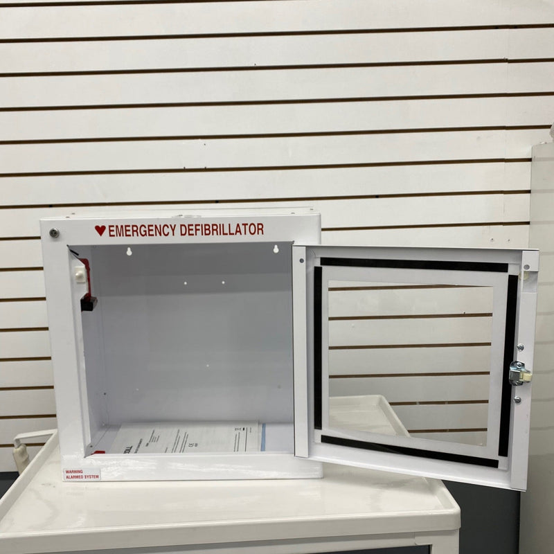 AED Wall Cabinet with Alarm (Used) - NMD -Angelus Medical