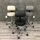 Angelus Physician Stool Hydraulic With Back - Angelus Medical and Optical -Angelus Medical