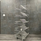 Double Sided Suture Cart with Slanted Shelving (Used) - NMD -Angelus Medical
