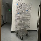 Double Sided Suture Cart with Slanted Shelving (Used) - NMD -Angelus Medical