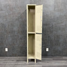 Double Tier Metal Storage Locker Cabinet - NMD -Angelus Medical