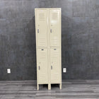 Double Tier Metal Storage Locker Cabinet - NMD -Angelus Medical