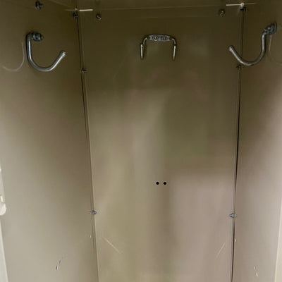 Double Tier Metal Storage Locker Cabinet - NMD -Angelus Medical