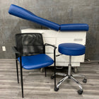 Exam Table Physician Stool and Guest Chair Package - Midmark Ritter -Angelus Medical