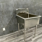 GSW Stainless steel single basin utility Sink (Used) - GSW -Angelus Medical