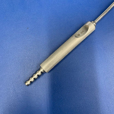 Liposuction Cannula 23 cm Length 8 mm Diameter Two Holes Tip (Used) - NMD -Angelus Medical