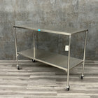 Pedigo Stainless Steel Instrument Table 48 x 20 x34 (Used) - Pedigo -Angelus Medical