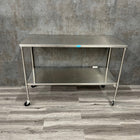 Pedigo Stainless Steel Instrument Table 48 x 20 x34 (Used) - Pedigo -Angelus Medical