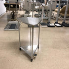 Pedigo Stainless Steel Triangular Linen Hamper With Lid (New) - Pedigo -Angelus Medical