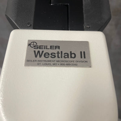 Seiler westlab II compound Microscope  -Angelus Medical