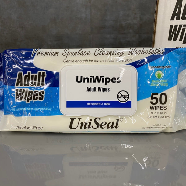 Uniseal Premium Cleansing Oversize Washcloths with Aloe