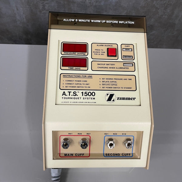 Zimmer ATS1500 Tourniquet system (Refurbished)