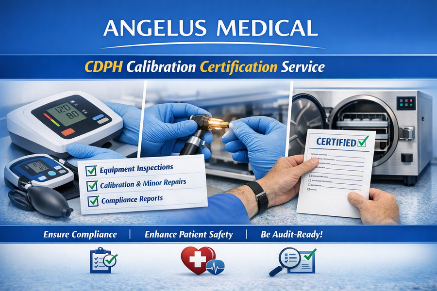 CDPH Calibration Certification Service at Angelus Medical