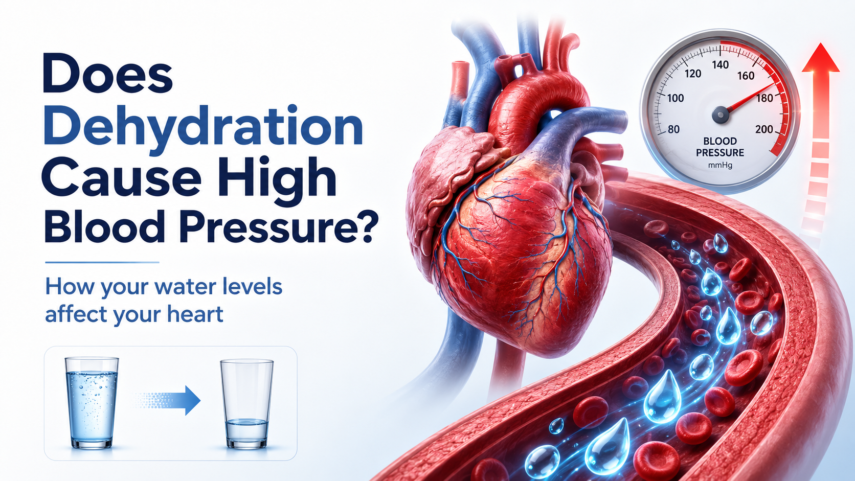 Does Dehydration cause High Blood Pressure?