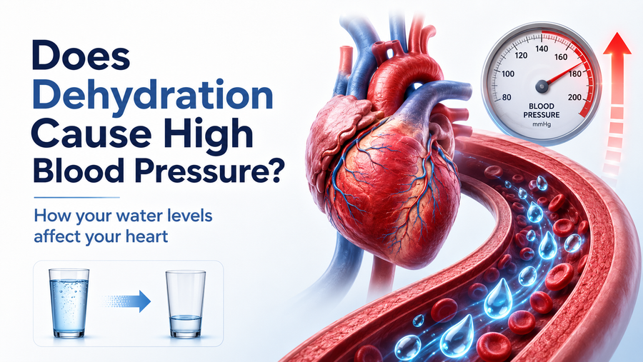 Does Dehydration cause High Blood Pressure?