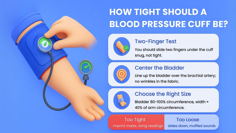 How Tight Should a Blood Pressure Cuff Be?