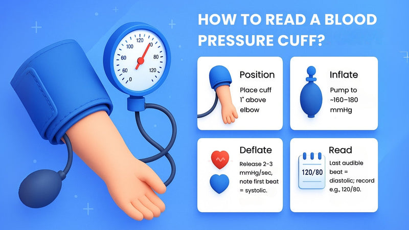 How to Read a Blood Pressure Cuff?