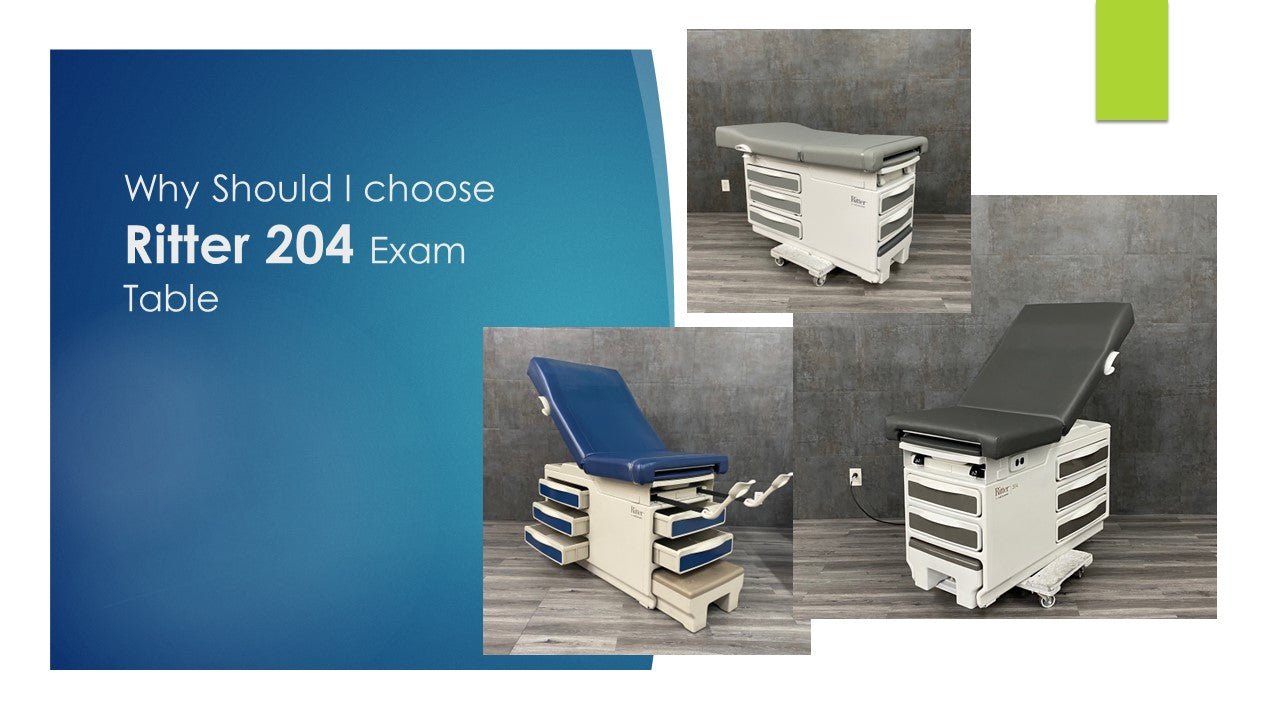 Why should you choose the Ritter 204 exam table for your medical clinic? - Angelus Medical and Optical