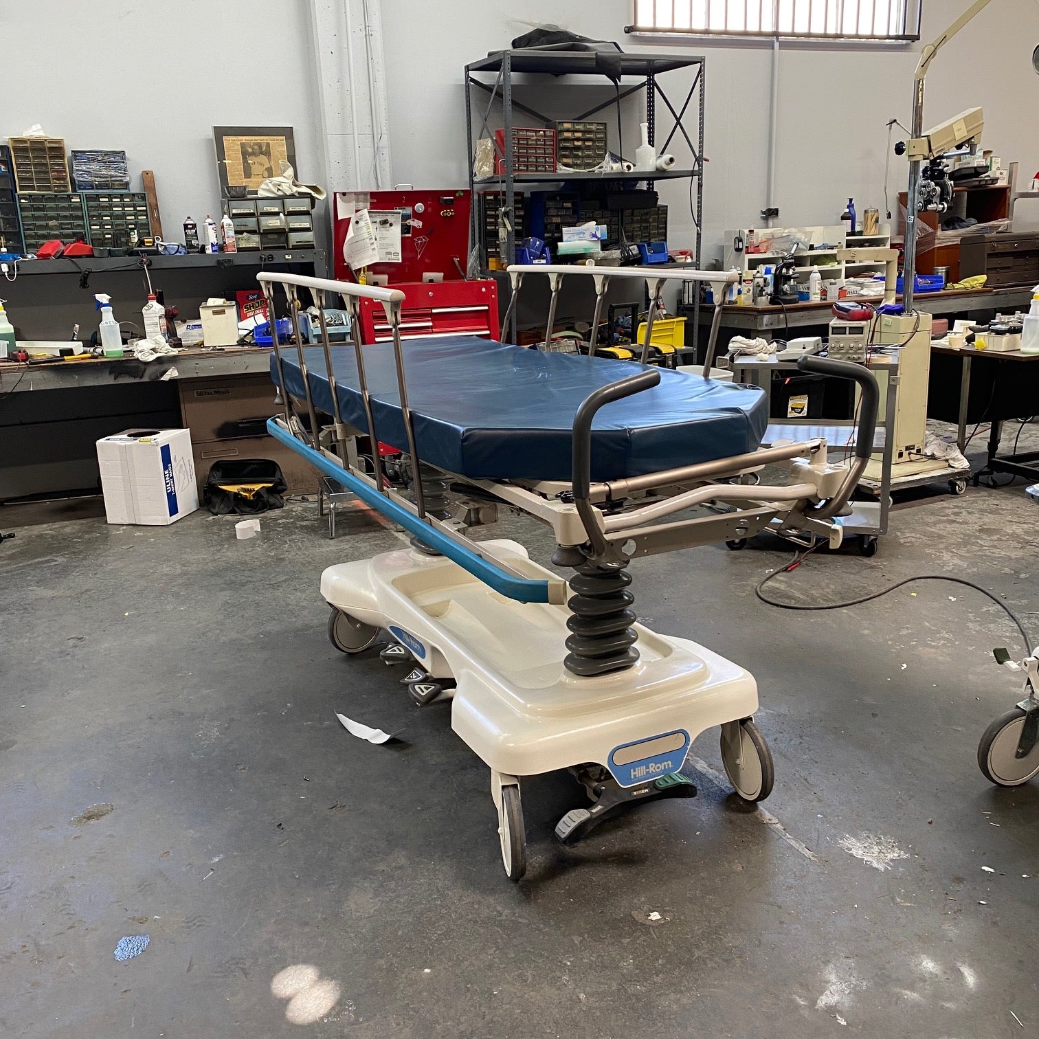 Hospital Gurney Repair, Hospital Stretcher Repair. Gurney Angelus