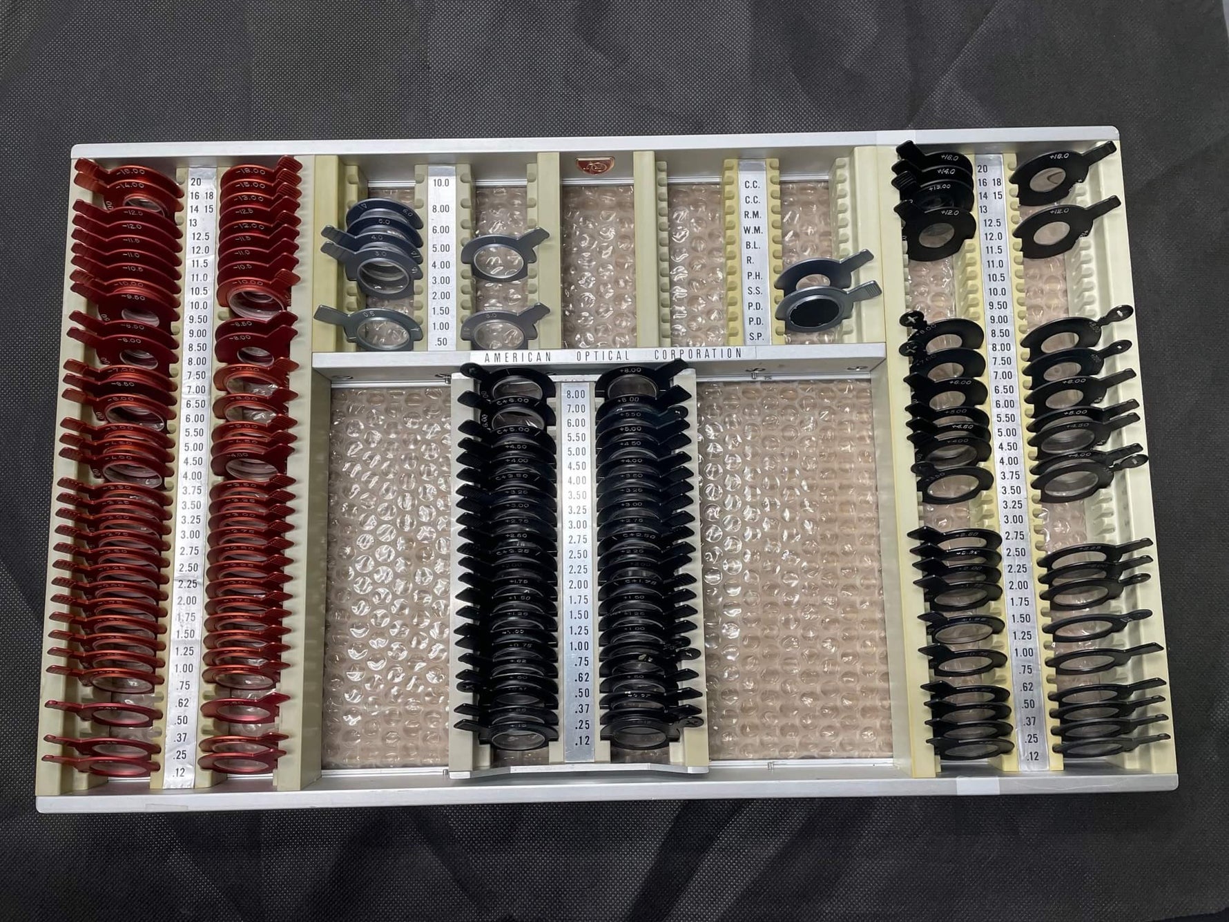 Antique American Optical Trial Lens Set - AO -Angelus Medical