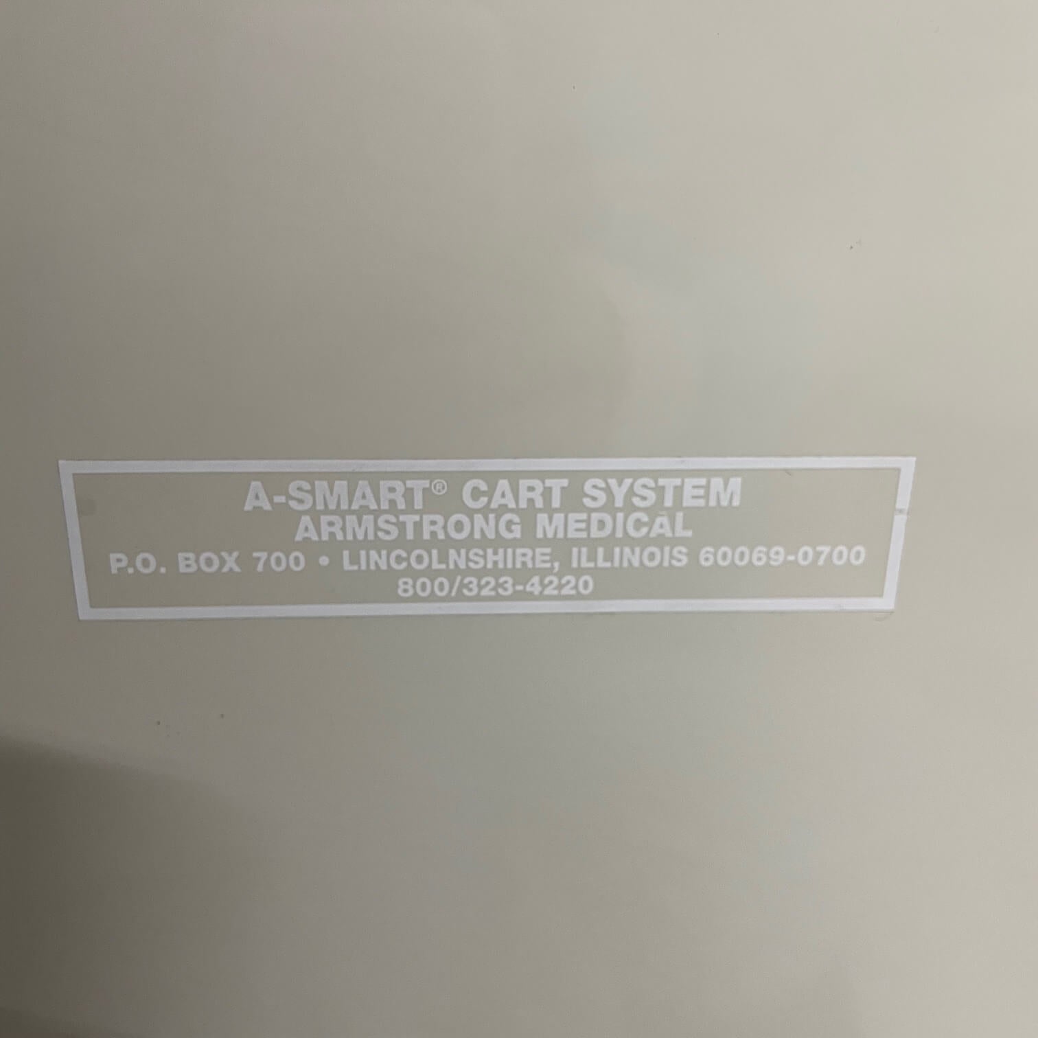 Armstrong Medical A-Smart Crash Cart