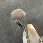 Articulating headrest on the Belmont dental chair