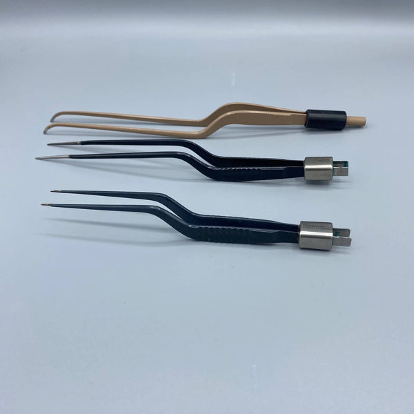 Reusable Bipolar Forceps: Non-Irrigating, Bayonet, Insulated