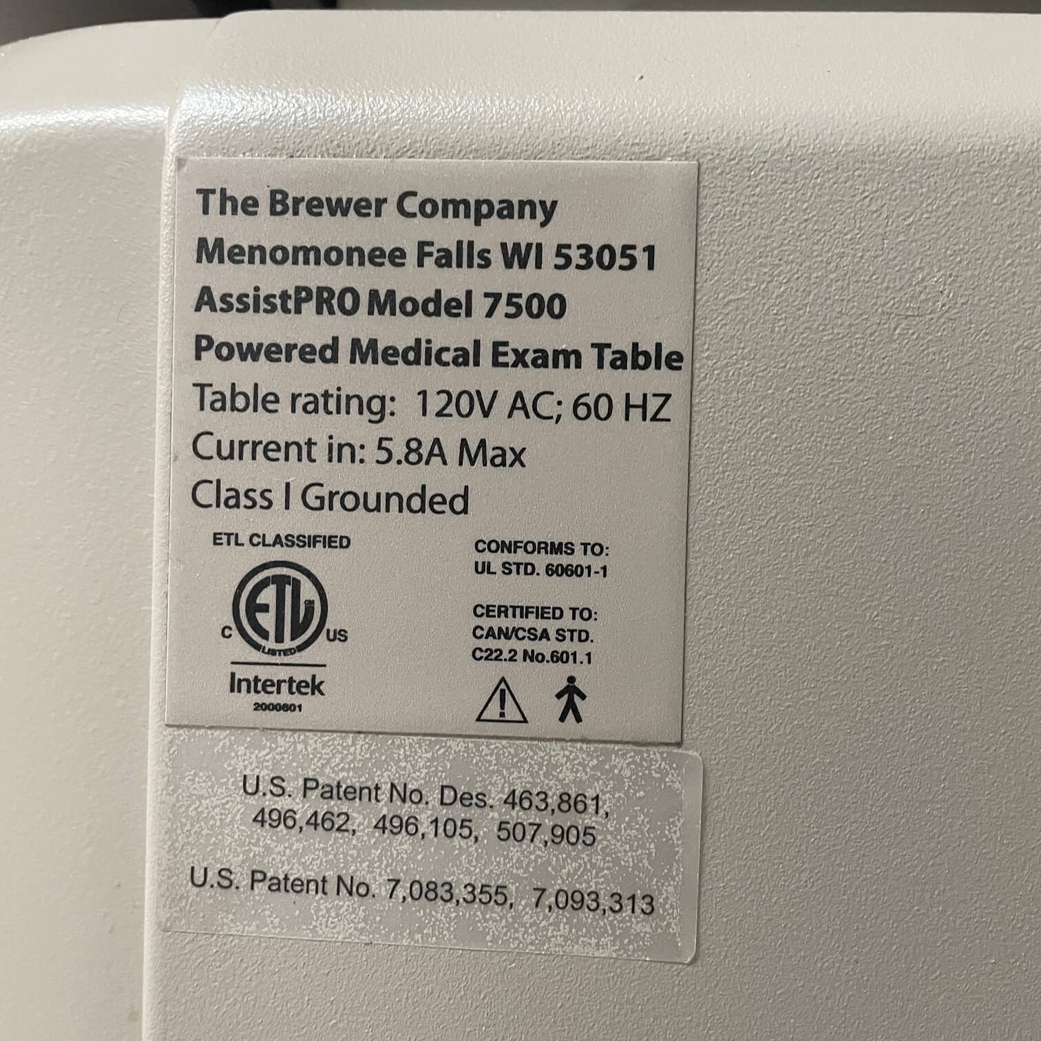 Brewer Assist Pro 7500 Programmable Chair