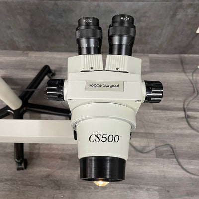 CS500 Colposcope Focus Adjustment Knob view - for sale in Los Angeles
