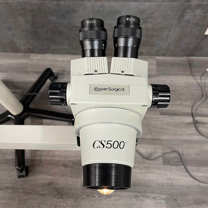 CS500 Colposcope Focus Adjustment Knob view - for sale in Los Angeles