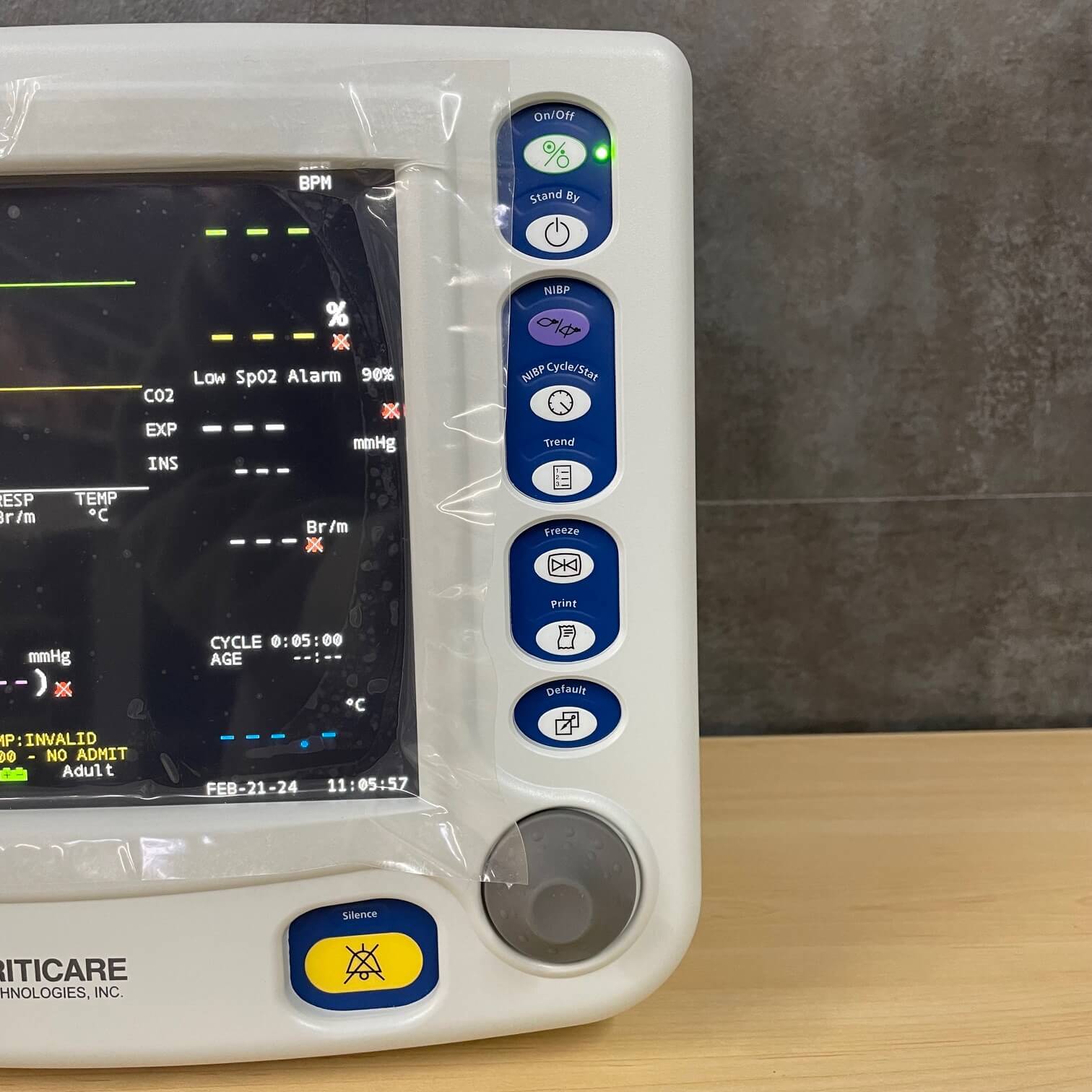 Criticare Technologies nGenuity Patient Monitor with CO2