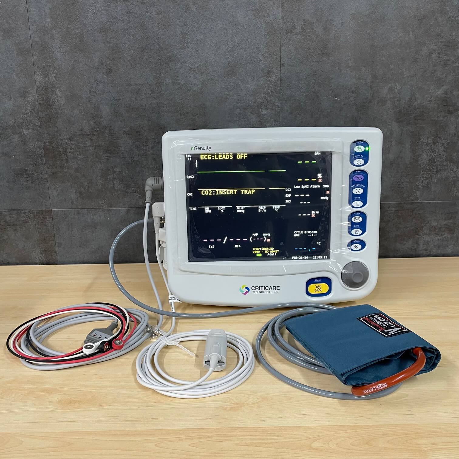 Criticare nGenuity Patient Monitor with CO2 - – Angelus Medical and Optical