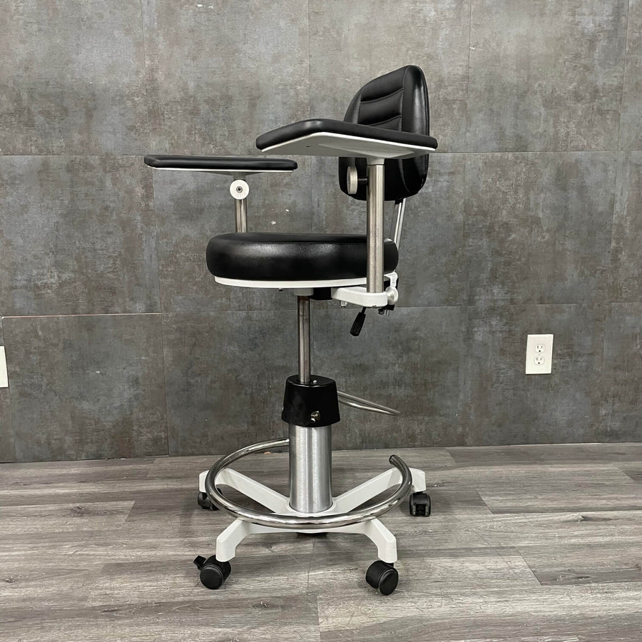 ergonomic surgical stool with adjustable armrests and hydraulic lift - Near me for sale