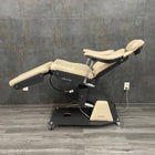 Outpatient surgery chair with laid down back for ultimate patient comfort