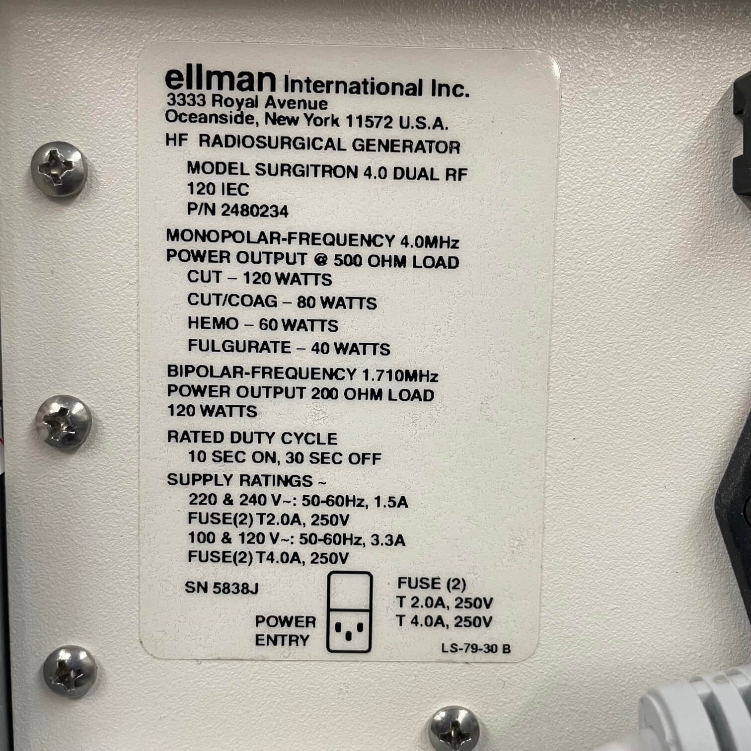 Ellman Surgitron for sale