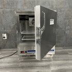 Follet R4 ADA Compliant Refrigerator with the stainless steel door half open
