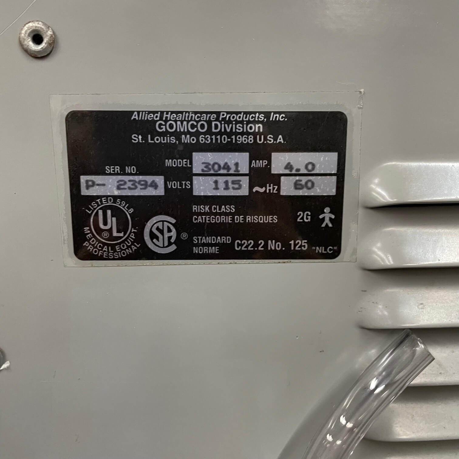 Gomco 3041 Aspirator