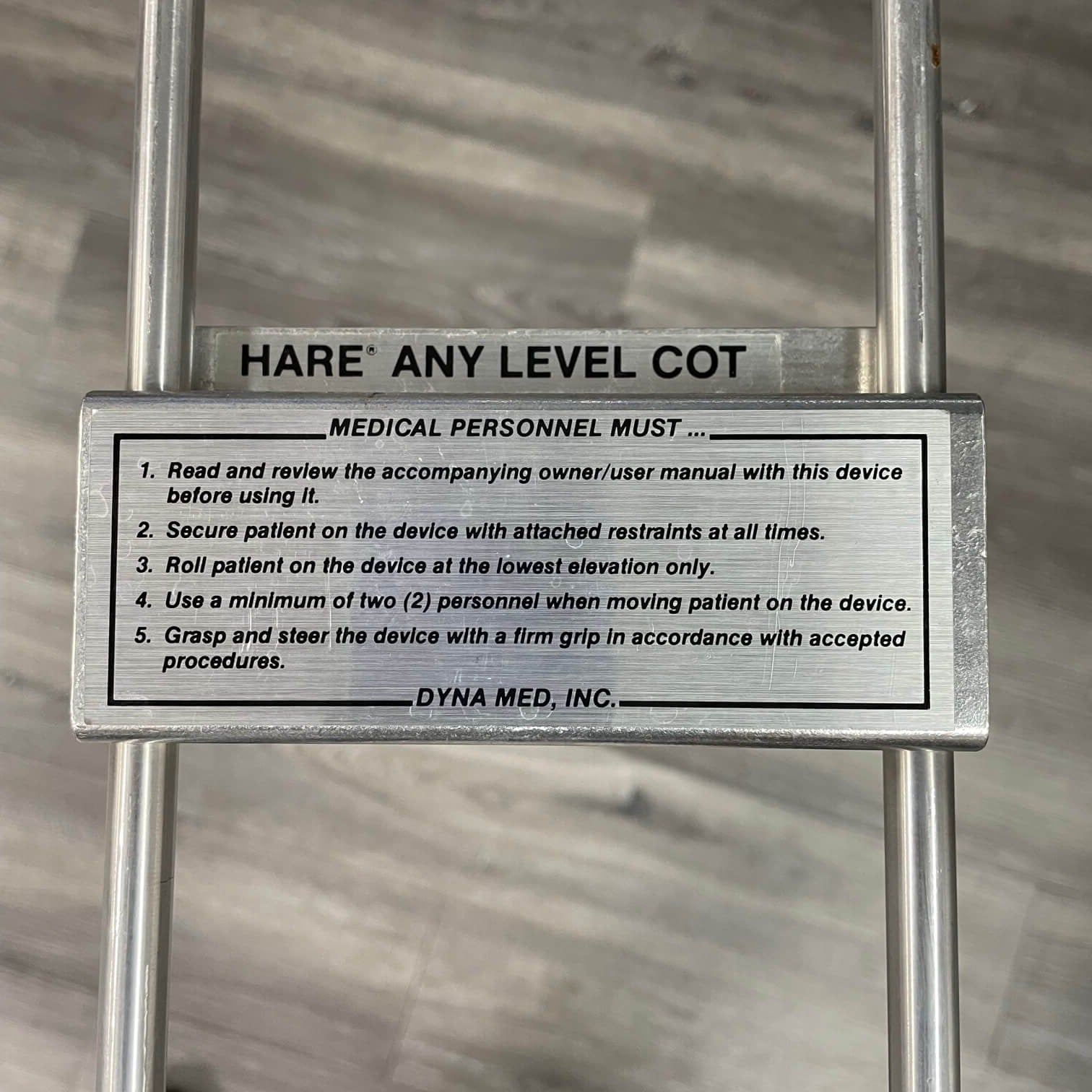  MRI Conditional Ambulance Cot, Angelus medical