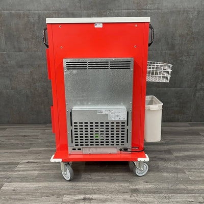 Harloff Crash Cart with refrigerator for sale at Angelus Medical - Near me
